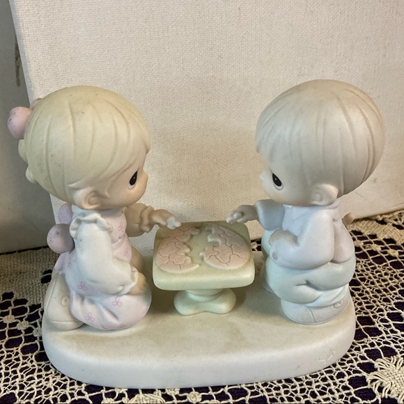 Precious moments 1987 Lets Put the pieces together